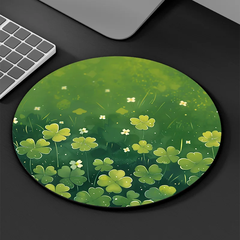 Four-leaf clover round mousepad is a waterproof and anti-slip rubber and durable. It is suitable for gamers and office use
Four-leaf clover round mousepad is a waterproof and anti-slip rubber and durable. It is suitable for gamers and office use