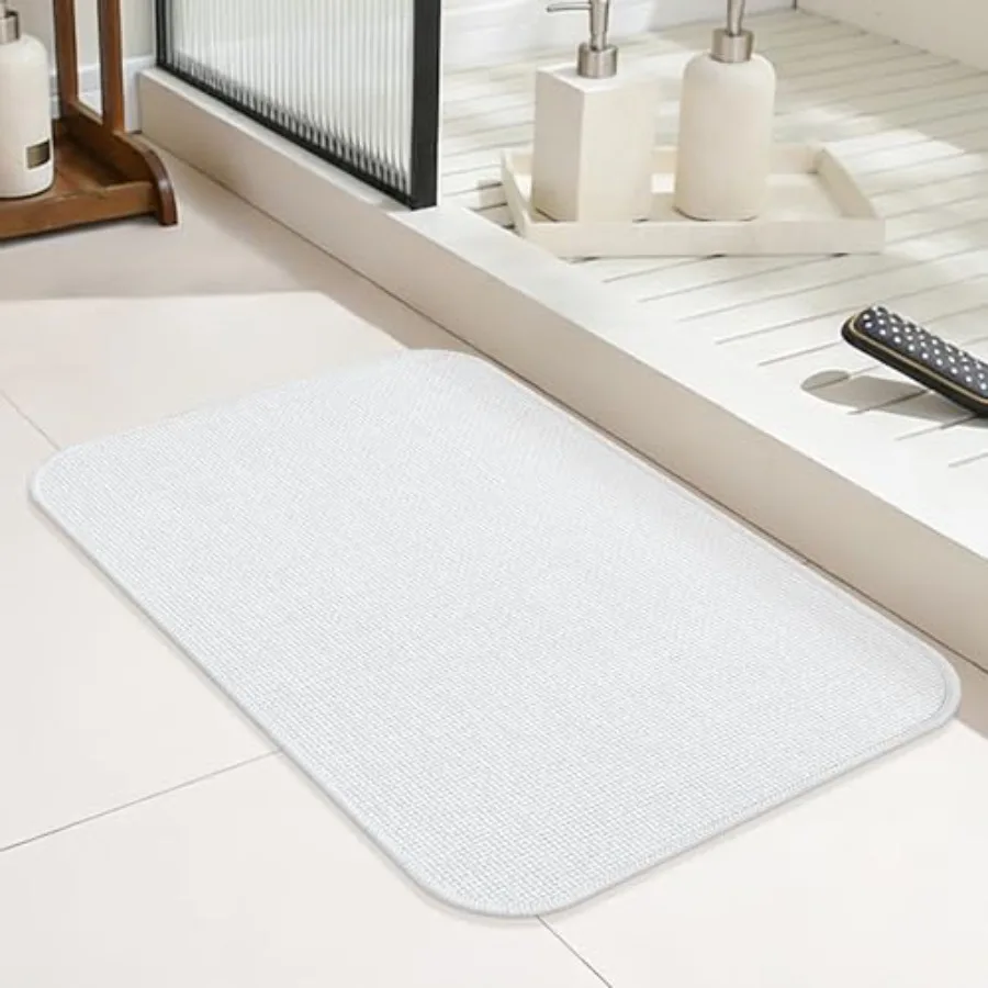 Bathroom Rugs Mat Non Slip, Ultra Thin Small Bath Mat Quick Drying Absorbent Floor Mat for Bathroom Bathtub Shower Sink, Washab
Bathroom Rugs Mat Non Slip, Ultra Thin Small Bath Mat Quick Drying Absorbent Floor Mat for Bathroom Bathtub Shower Sink, Washab