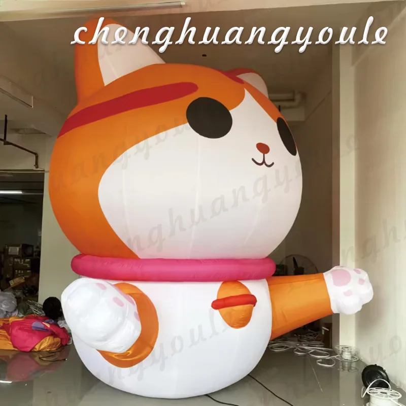 Inflatable cartoon large simulation cat orange cat half air model animal pet dog theme luminous model
Inflatable cartoon large simulation cat orange cat half air model animal pet dog theme luminous model