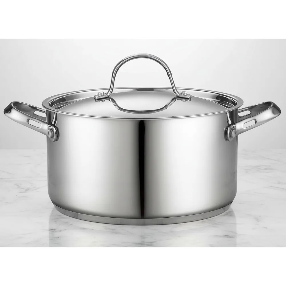 Кастрюля из нержавеющей стали на 6 литров с крышкой — многофункциональная посуда с равномерным нагревом для домашних повара и любителей приготовления пищи
Кастрюля из нержавеющей стали на 6 литров с крышкой — многофункциональная посуда с равномерным нагревом для домашних повара и любителей приготовления пищи