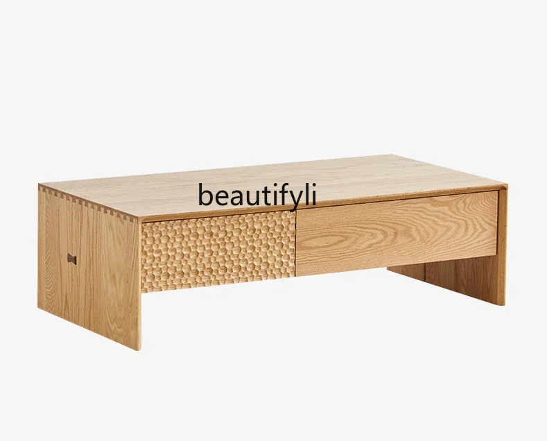 VSolid Wood TV Cabinet and Tea Table Combination Modern Minimalist Nordic Oak Floor Cabinet Storage Cabinet
VSolid Wood TV Cabinet and Tea Table Combination Modern Minimalist Nordic Oak Floor Cabinet Storage Cabinet