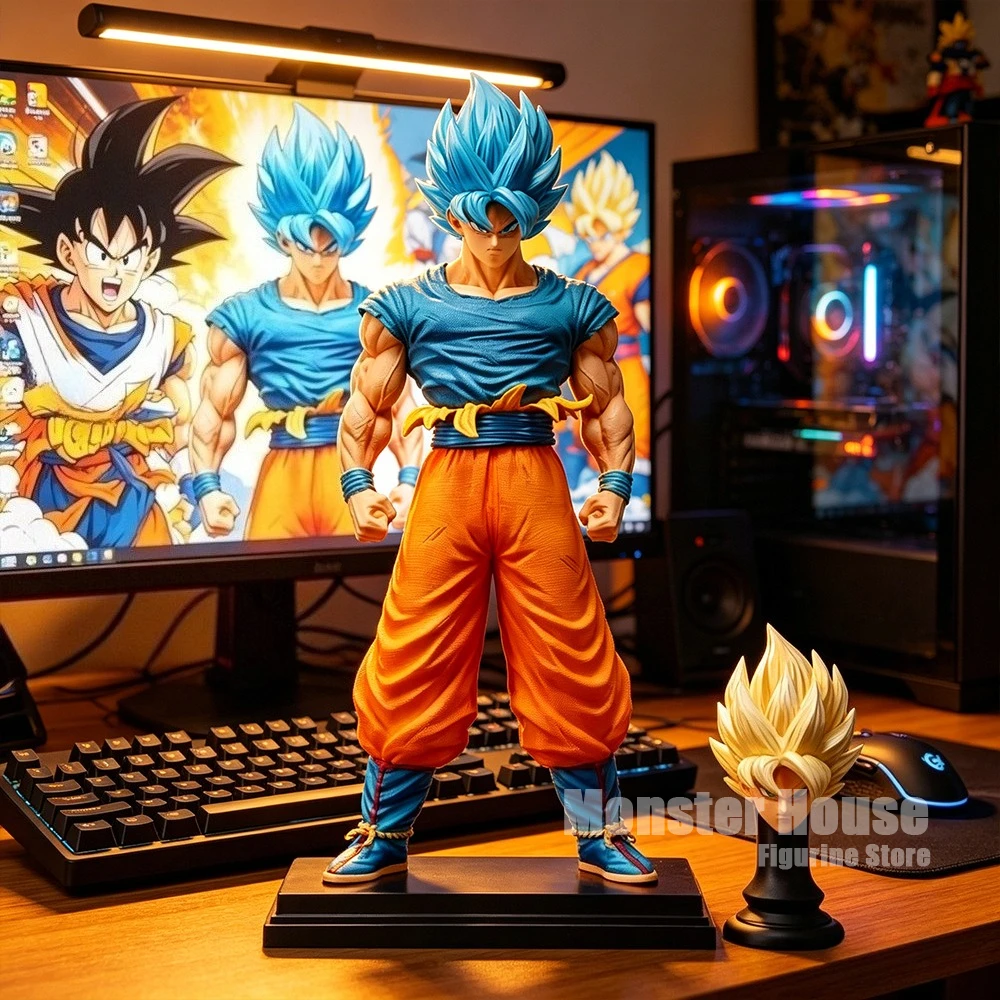 Фигурка аниме-персонажа Dragon Ball: Супер Сайян Блю Гоку, 31,5 см/12,4 дюйма, коллекционная модель из ПВХ, игрушка, подарок
Фигурка аниме-персонажа Dragon Ball: Супер Сайян Блю Гоку, 31,5 см/12,4 дюйма, коллекционная модель из ПВХ, игрушка, подарок