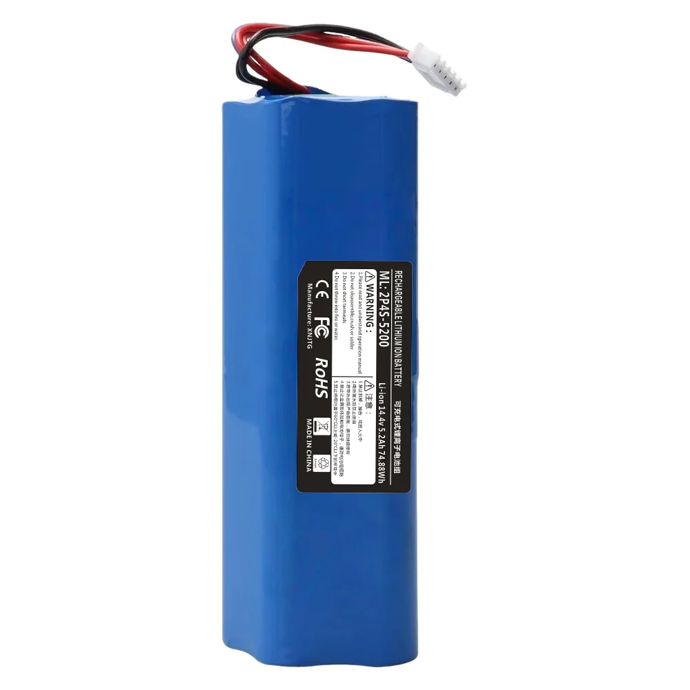 NEW 14.4V Rechargeable Battery for ECOVACS Deebot Power Hero T10 T9 X1 DX65 DX96 DX93 Ozmo 950 T8 T8+ T5Max.
NEW 14.4V Rechargeable Battery for ECOVACS Deebot Power Hero T10 T9 X1 DX65 DX96 DX93 Ozmo 950 T8 T8+ T5Max.