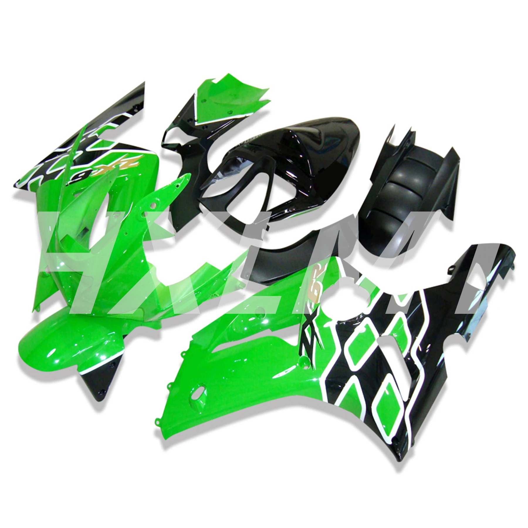 New ABS Plastic Shell Motorcycle Fairing Kit Fit For KAWASAKI Ninja ZX6R 636 ZX-6R 2003 2004 03 04 Custom Green Black
New ABS Plastic Shell Motorcycle Fairing Kit Fit For KAWASAKI Ninja ZX6R 636 ZX-6R 2003 2004 03 04 Custom Green Black