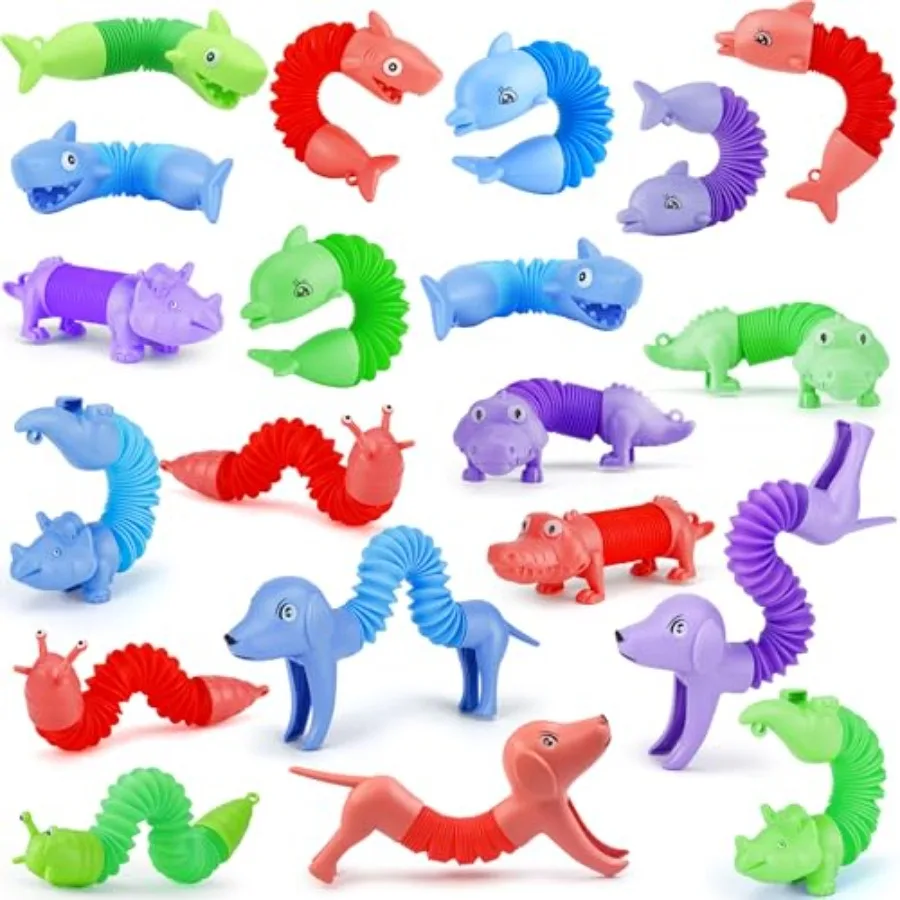 20 PCS Animal Pop Tubes Fidget Toys, Party Favors Toddlers Travel Entertainments, Classroom Prizes, Carnival Prizes, Piñata Stu
20 PCS Animal Pop Tubes Fidget Toys, Party Favors Toddlers Travel Entertainments, Classroom Prizes, Carnival Prizes, Piñata Stu