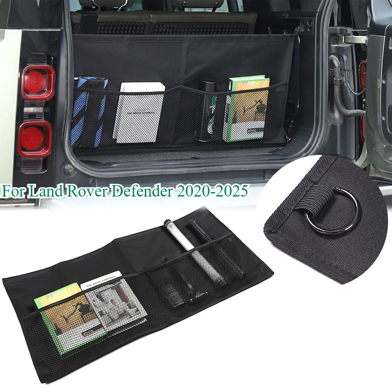 For Land Rover Defender 2020-2025 Car Trunk Storage Net Bag Storage Bag Interior High capacity car bag Car tools Accessories
For Land Rover Defender 2020-2025 Car Trunk Storage Net Bag Storage Bag Interior High capacity car bag Car tools Accessories