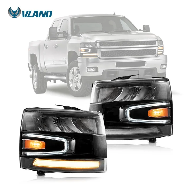 VLAND Factory Head Light Full LED Front Car Lamp 2007-2013 for Chevrolet Silverado 1500 2500HD 3500HD Headlights
VLAND Factory Head Light Full LED Front Car Lamp 2007-2013 for Chevrolet Silverado 1500 2500HD 3500HD Headlights