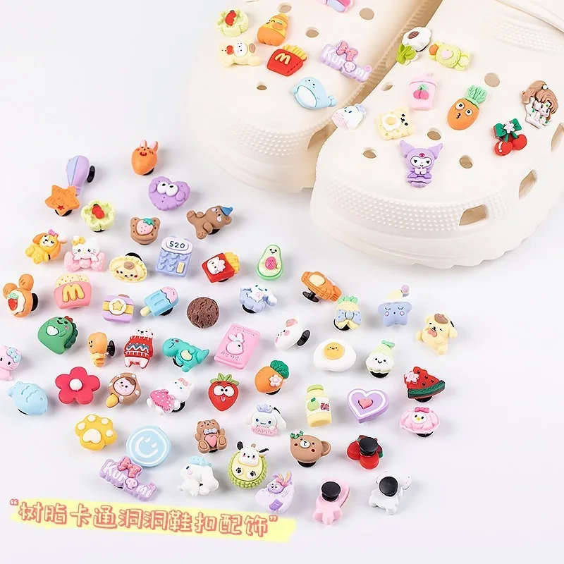 New 3D Resin Cartoon Cute Color Mixed Style Buckle DIY Perforated Accessory Detachable Shoe Wer
New 3D Resin Cartoon Cute Color Mixed Style Buckle DIY Perforated Accessory Detachable Shoe Wer
