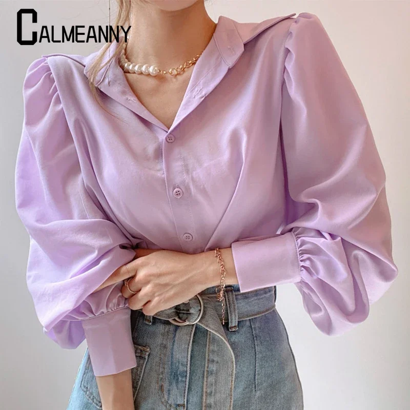 Women Shirt 2025 Summer Fashion New Korean Edition V Neck Lantern Sleeve French Elegant Mesh Ladies Fashion Casual Mesh Blouse
Women Shirt 2025 Summer Fashion New Korean Edition V Neck Lantern Sleeve French Elegant Mesh Ladies Fashion Casual Mesh Blouse