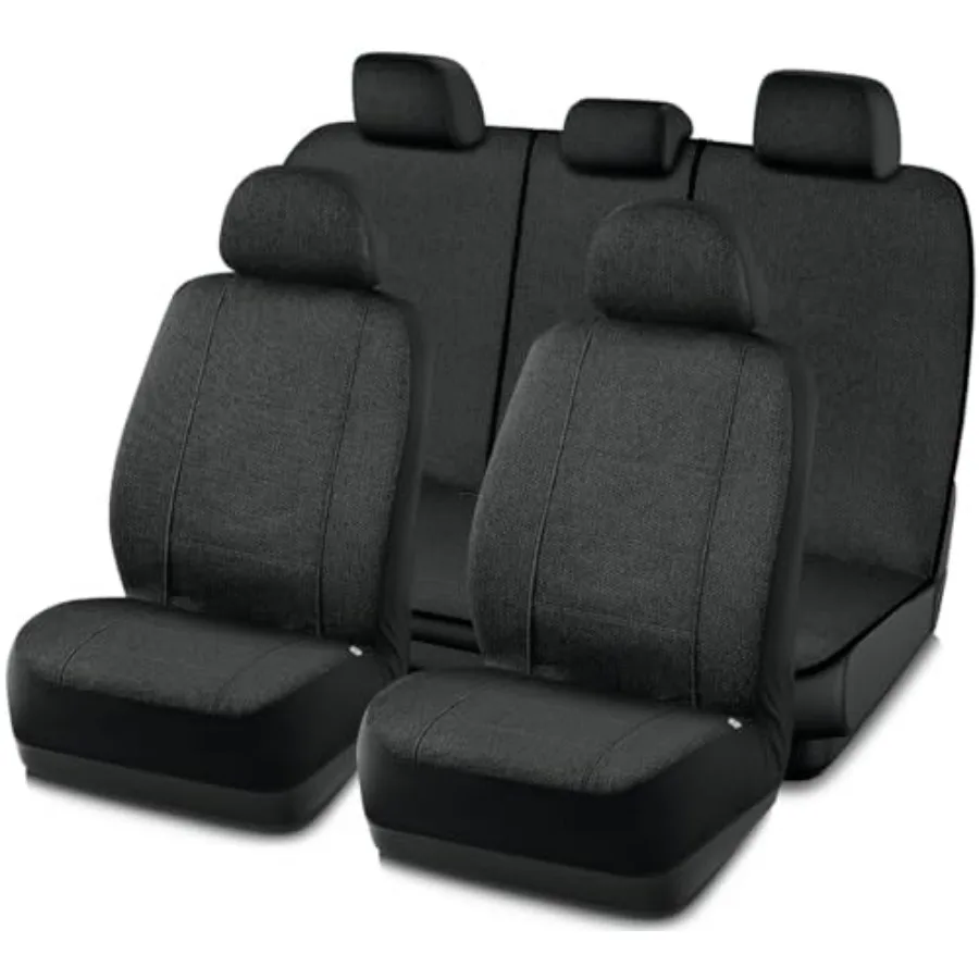 Car Seat Covers Full Set Front and Split Rear Bench Seat Cover for Car Universal Cloth Seat Protectors for SUV Sedan Van Automo
Car Seat Covers Full Set Front and Split Rear Bench Seat Cover for Car Universal Cloth Seat Protectors for SUV Sedan Van Automo