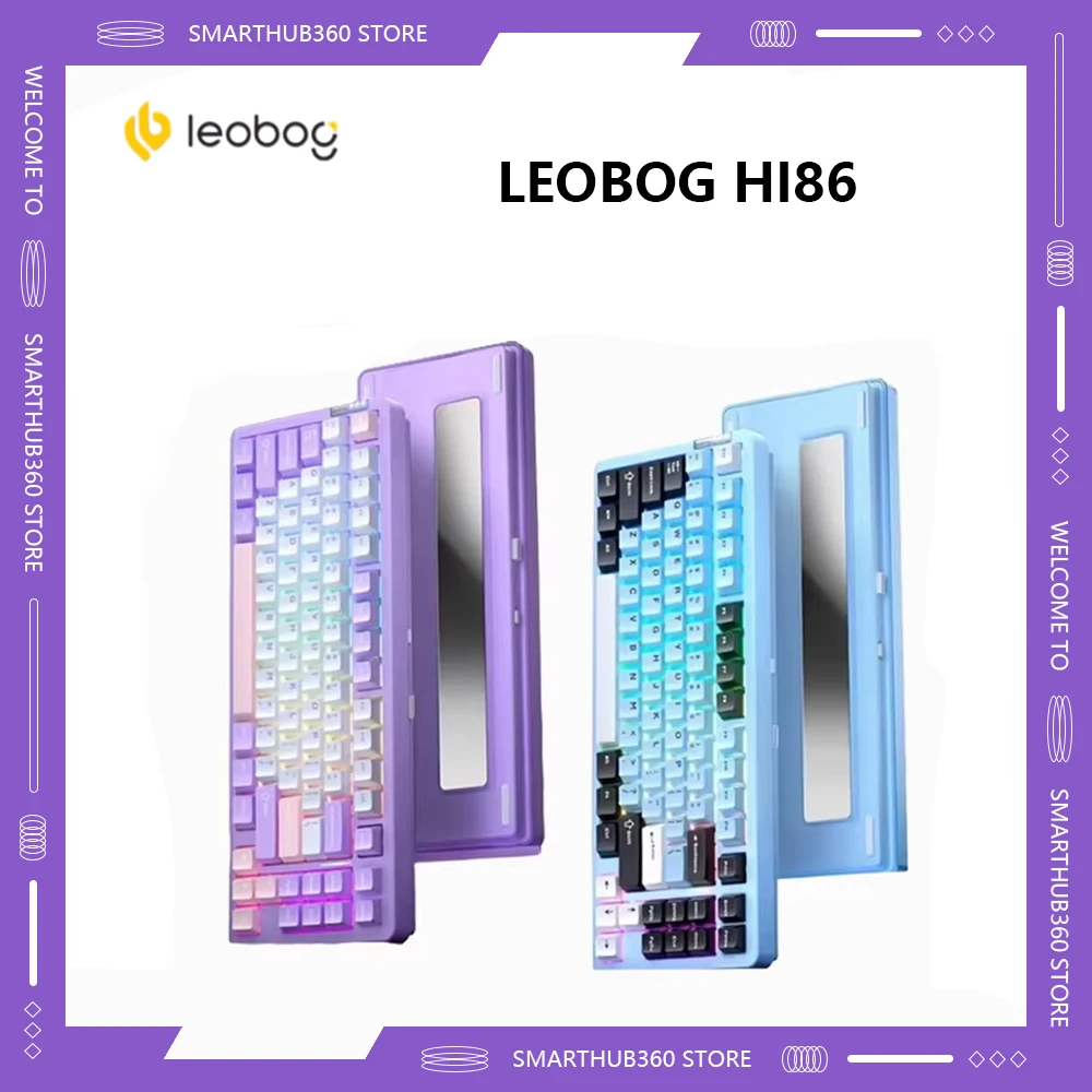 LEOBOG Hi86 трехрежимная механическая клавиатура с возможностью горячей замены, прокладка RGB-подсветка из алюминиевого сплава, индивидуальная игровая клавиатура, игровые аксессуары
LEOBOG Hi86 трехрежимная механическая клавиатура с возможностью горячей замены, прокладка RGB-подсветка из алюминиевого сплава, индивидуальная игровая клавиатура, игровые аксессуары