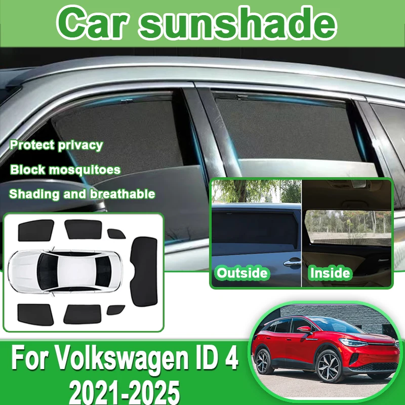 For Volkswagen ID 4 VW ID4 Body Kit 2025-2021 Car Mesh Sunshades Windshield Curtain Sun Visors Side Windows Sunshade Accessories
For Volkswagen ID 4 VW ID4 Body Kit 2025-2021 Car Mesh Sunshades Windshield Curtain Sun Visors Side Windows Sunshade Accessories