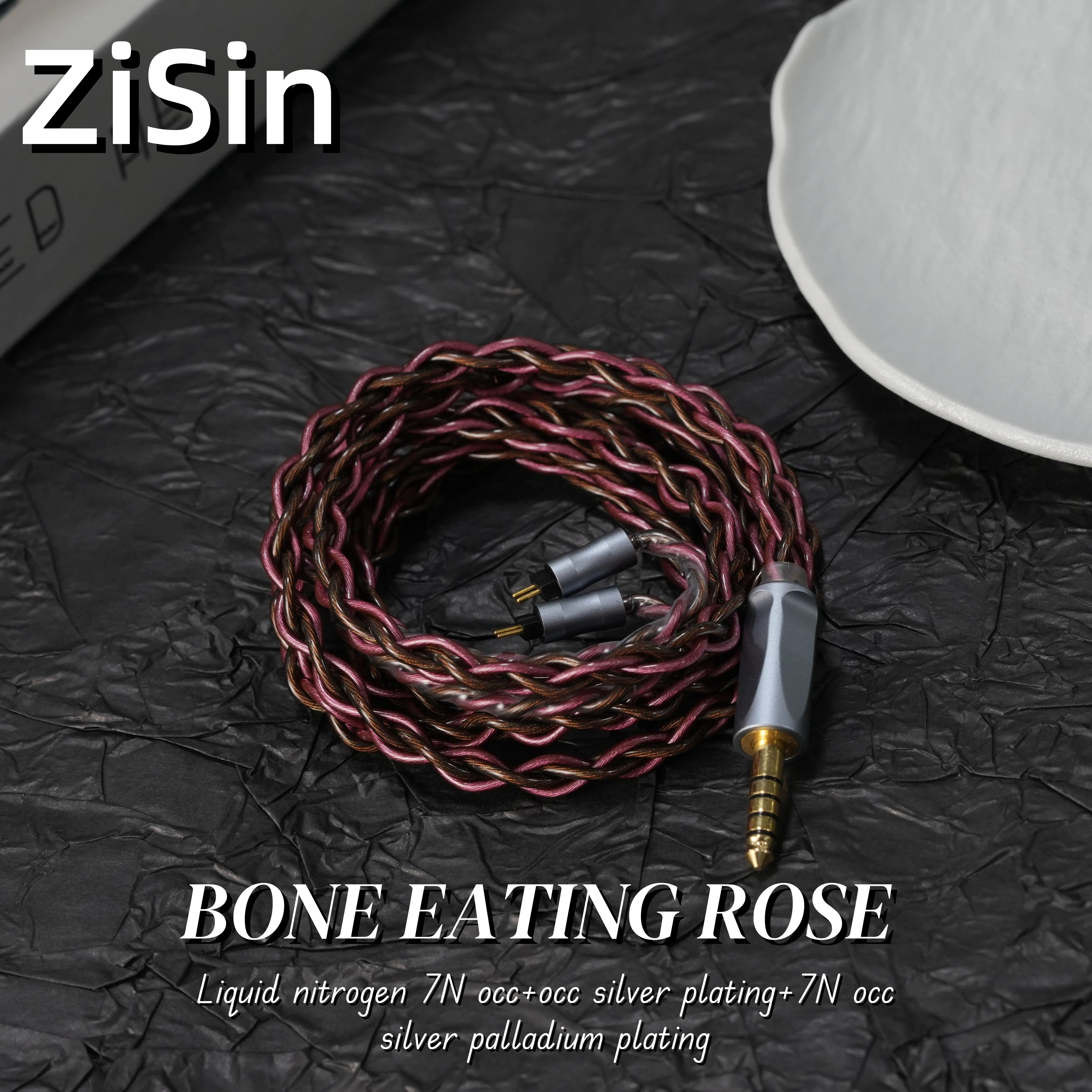 ZiSin-309 4-Core HIFI Earphone Upgrade Cable With 3.5/2.5/4.4mm MMCX/QDC/TFZ Recessed-0.78 2pin For HEXA KATO Monarch IE900 TFZ
ZiSin-309 4-Core HIFI Earphone Upgrade Cable With 3.5/2.5/4.4mm MMCX/QDC/TFZ Recessed-0.78 2pin For HEXA KATO Monarch IE900 TFZ