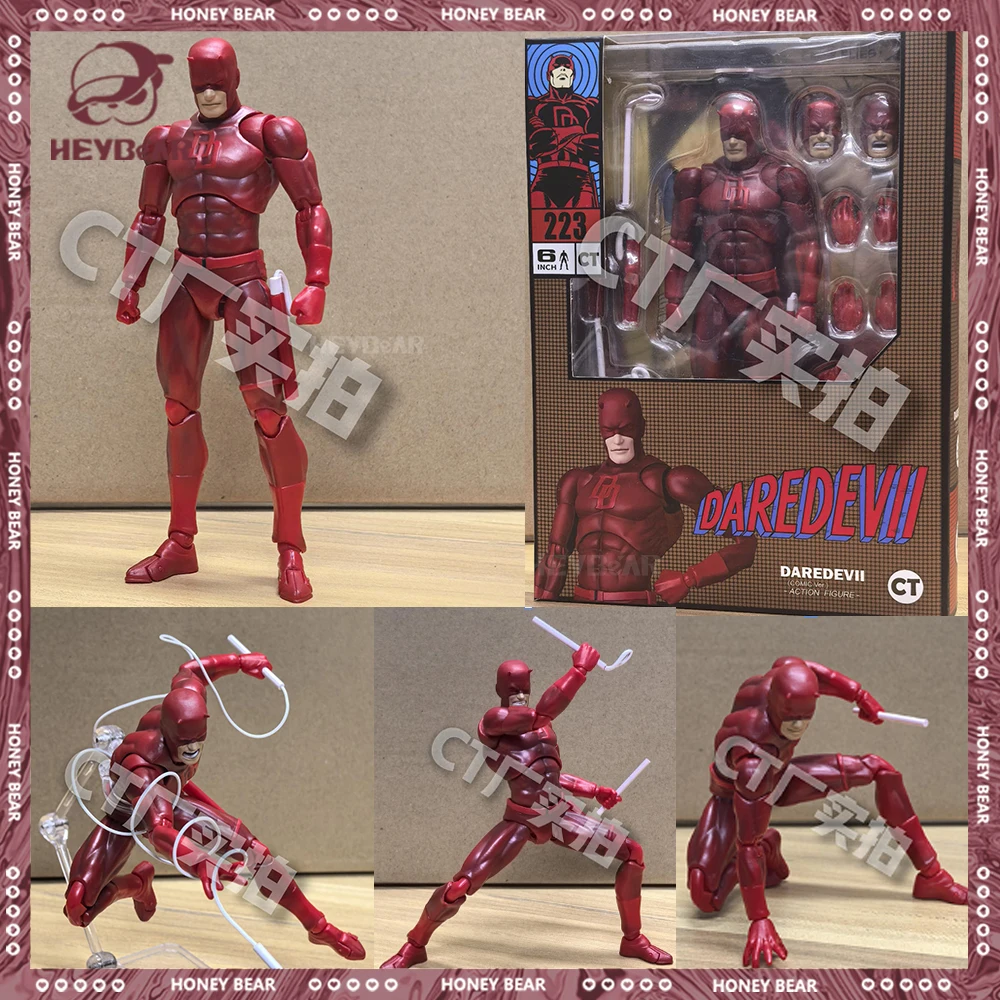 New Ct Toys Daredevil Black Suit Action Figure Mafex 223 Shf Daredevil Comic Figure Born Again Pvc Statue Model Helloween Gift
New Ct Toys Daredevil Black Suit Action Figure Mafex 223 Shf Daredevil Comic Figure Born Again Pvc Statue Model Helloween Gift