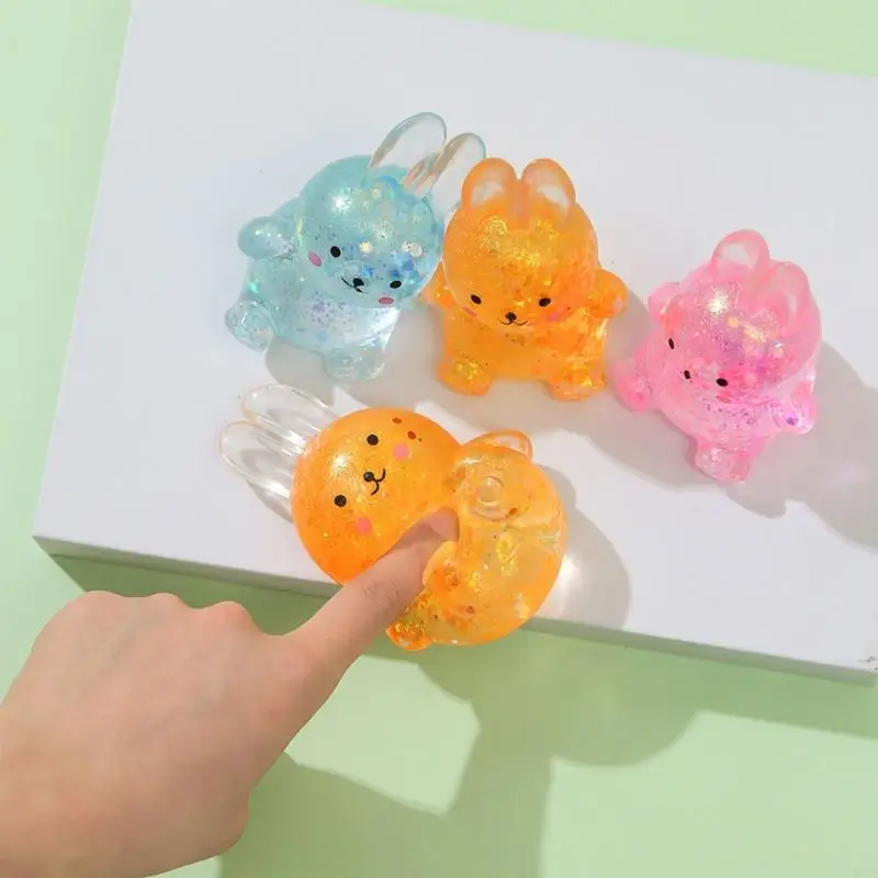 Glitters Powder Rabbit Slow Rising Stress Ball Maltose Squeeze Toy for All Ages
Glitters Powder Rabbit Slow Rising Stress Ball Maltose Squeeze Toy for All Ages