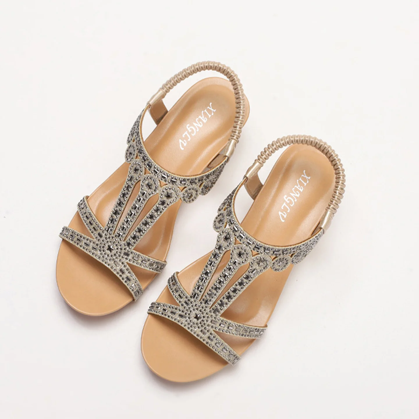 2026 New Women Shoes Summer Women's Wedge Bohemian Water Diamond Casual Thick Bottom Sandals Women Open toed Outdoor Beach Shoes
2026 New Women Shoes Summer Women's Wedge Bohemian Water Diamond Casual Thick Bottom Sandals Women Open toed Outdoor Beach Shoes