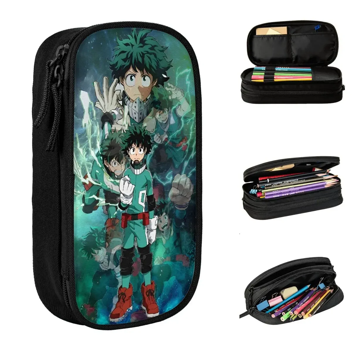 My Hero Academia Deku Izuku Pencil Case Pencil Pouch Pen Box Kids Big Capacity Bag Students School Gifts Stationery
My Hero Academia Deku Izuku Pencil Case Pencil Pouch Pen Box Kids Big Capacity Bag Students School Gifts Stationery