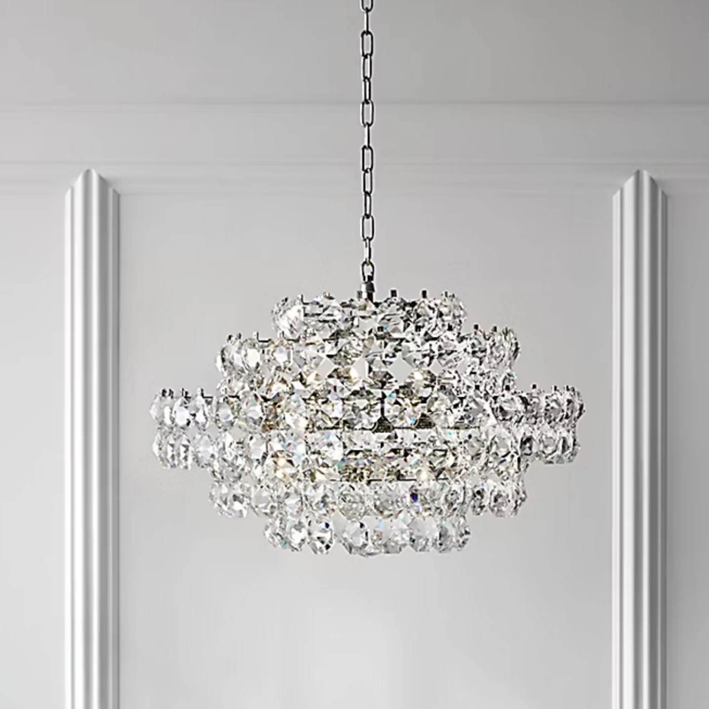 Round Crystal Chandelier K9 Crystal Art Deco Style Hotel Cloakroom Paris Pendant Lamp Franch Round Sanger Chandelier Lighting
Round Crystal Chandelier K9 Crystal Art Deco Style Hotel Cloakroom Paris Pendant Lamp Franch Round Sanger Chandelier Lighting