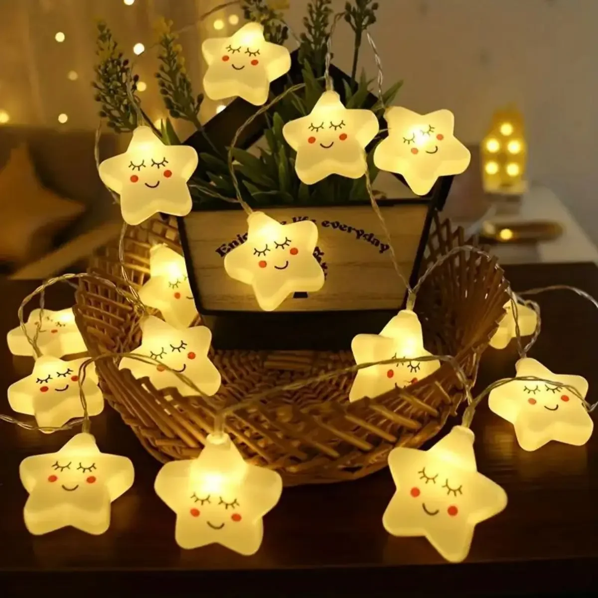 1pc Star LED String Lights, Battery Powered Decorative Lights, Decorations For Valentine Day And Party Fariy lights Light led
1pc Star LED String Lights, Battery Powered Decorative Lights, Decorations For Valentine Day And Party Fariy lights Light led