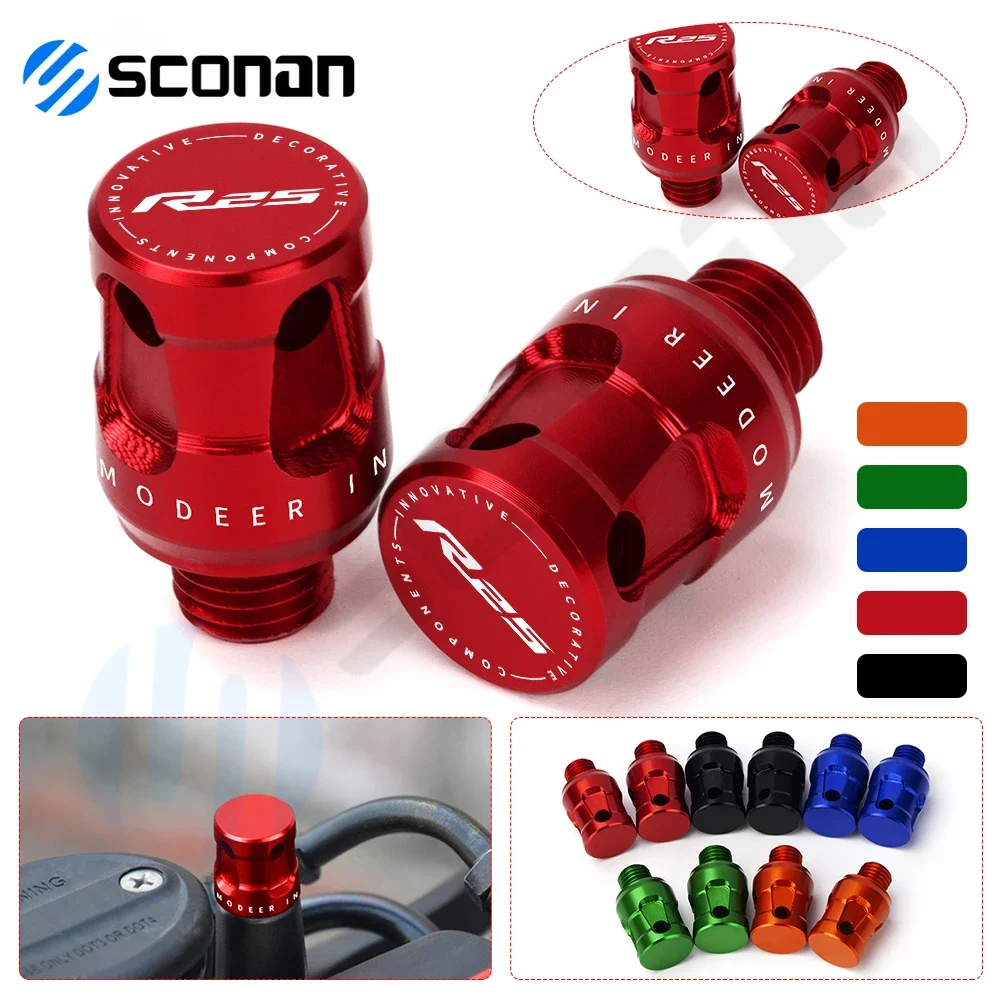 2PCS M10*1.25 Motorcycle Accessories CNC Aluminum Mirror Hole Plug Screw Bolts Covers For YAMAHA YZF R25 YZFR25 YZF-R25
2PCS M10*1.25 Motorcycle Accessories CNC Aluminum Mirror Hole Plug Screw Bolts Covers For YAMAHA YZF R25 YZFR25 YZF-R25