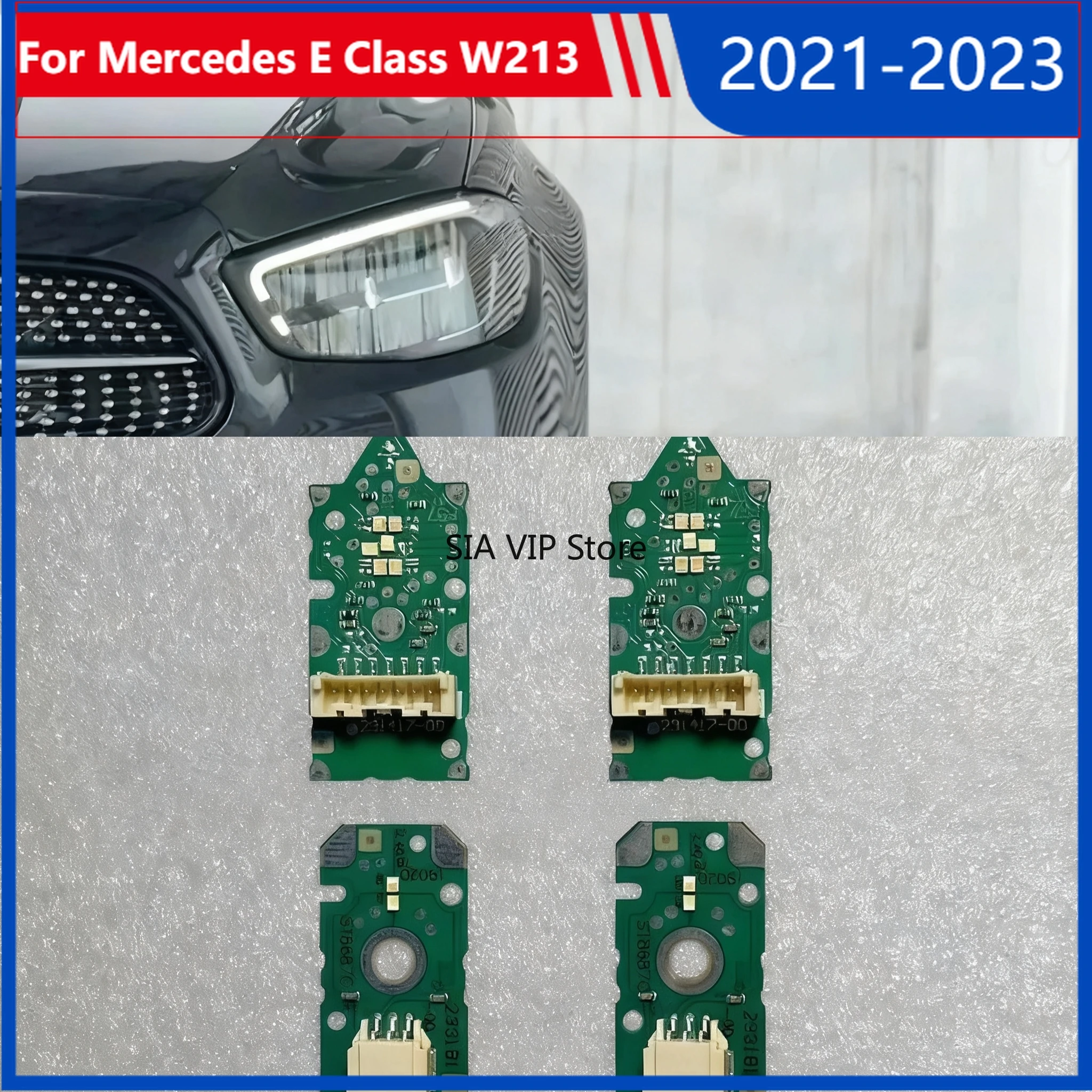Car Headlights For Mercedes E Class W213 2021-2023 facelift LED White daytime running lights light turning DRL module LED Board
Car Headlights For Mercedes E Class W213 2021-2023 facelift LED White daytime running lights light turning DRL module LED Board