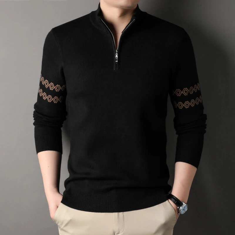 Autumn Winter New Men's Long Sleeve Top Shirt Fashion Youth Sweater Sleeve Color Matching Top Gray Black Dark Green-Sizes S-4XL
Autumn Winter New Men's Long Sleeve Top Shirt Fashion Youth Sweater Sleeve Color Matching Top Gray Black Dark Green-Sizes S-4XL