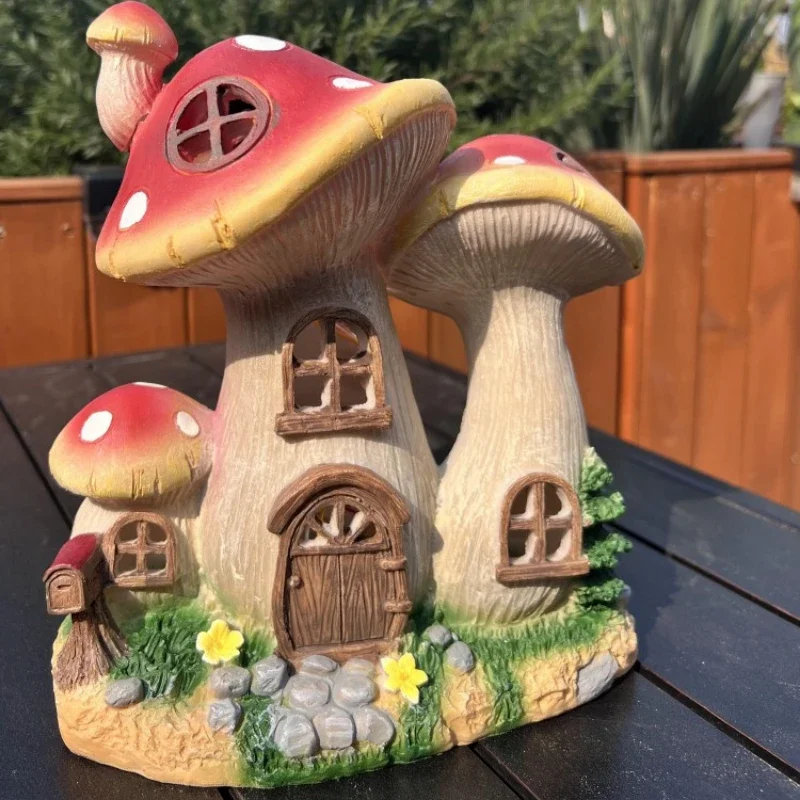 Mushroom House Lamp Mini Resin Outdoor Decoration Fairy Tale Villa Solar Light Craft Home Waterproof Lawn Lamp Garden Decoration
Mushroom House Lamp Mini Resin Outdoor Decoration Fairy Tale Villa Solar Light Craft Home Waterproof Lawn Lamp Garden Decoration