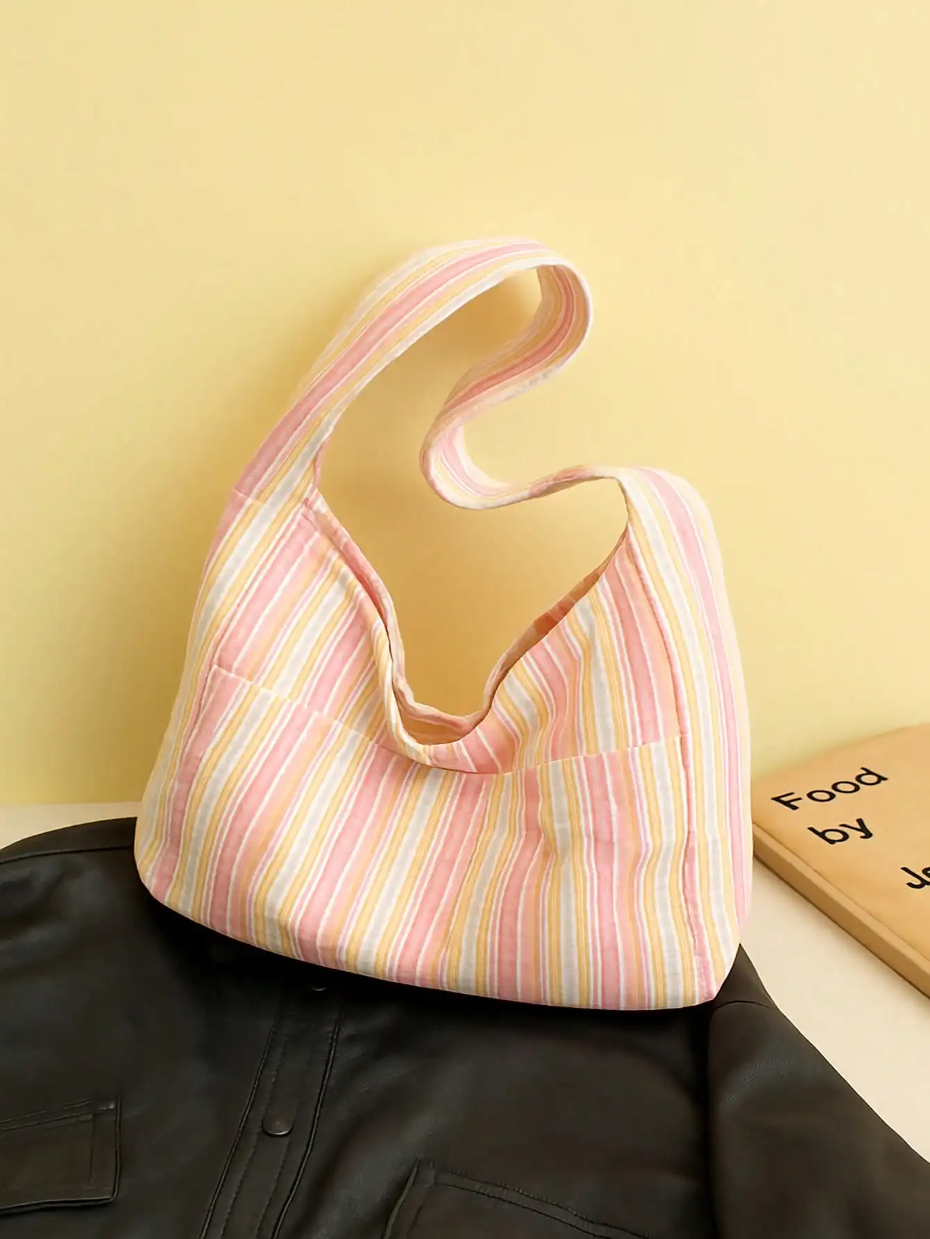 Large Capacity Women Cloth Tote Bag, Shoulder Bag, Casual Stripe Fabric Handbag , Beach
Large Capacity Women Cloth Tote Bag, Shoulder Bag, Casual Stripe Fabric Handbag , Beach
