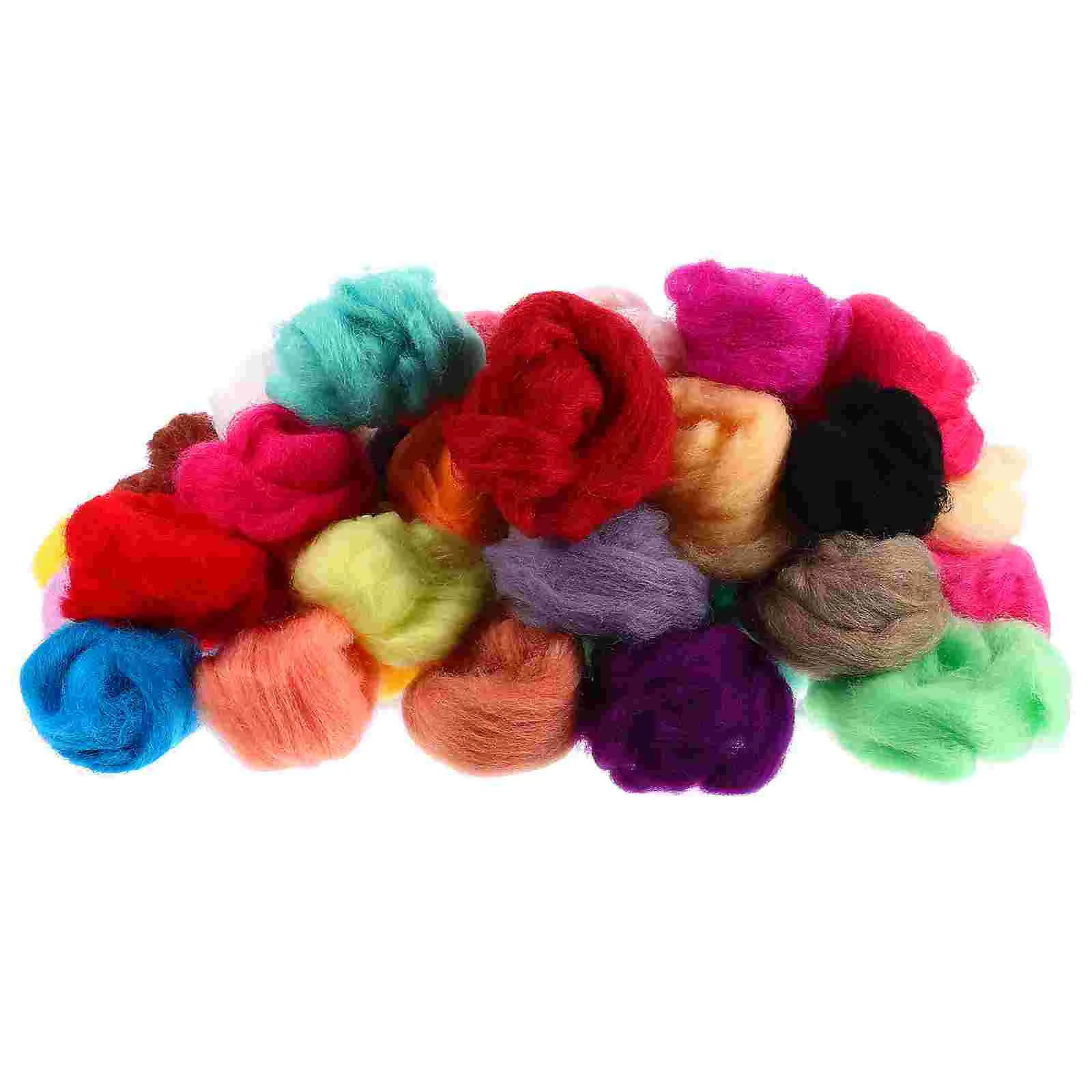 40pcs Fibre Wool Yarn Roving Needle Wool Fibre Colorful DIY Felting Wool Felting Yarn Supplies Colorful Wool Fibre
40pcs Fibre Wool Yarn Roving Needle Wool Fibre Colorful DIY Felting Wool Felting Yarn Supplies Colorful Wool Fibre