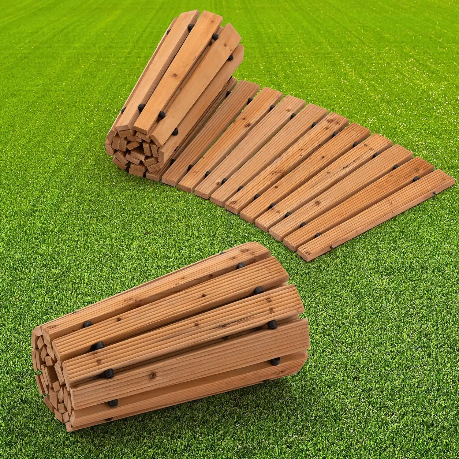 6FT Curved Wooden Garden Pathway Roll Out Walkway Patio Flooring Decorative for Outdoor Garden Beach Wedding, Natural, Custom
6FT Curved Wooden Garden Pathway Roll Out Walkway Patio Flooring Decorative for Outdoor Garden Beach Wedding, Natural, Custom
