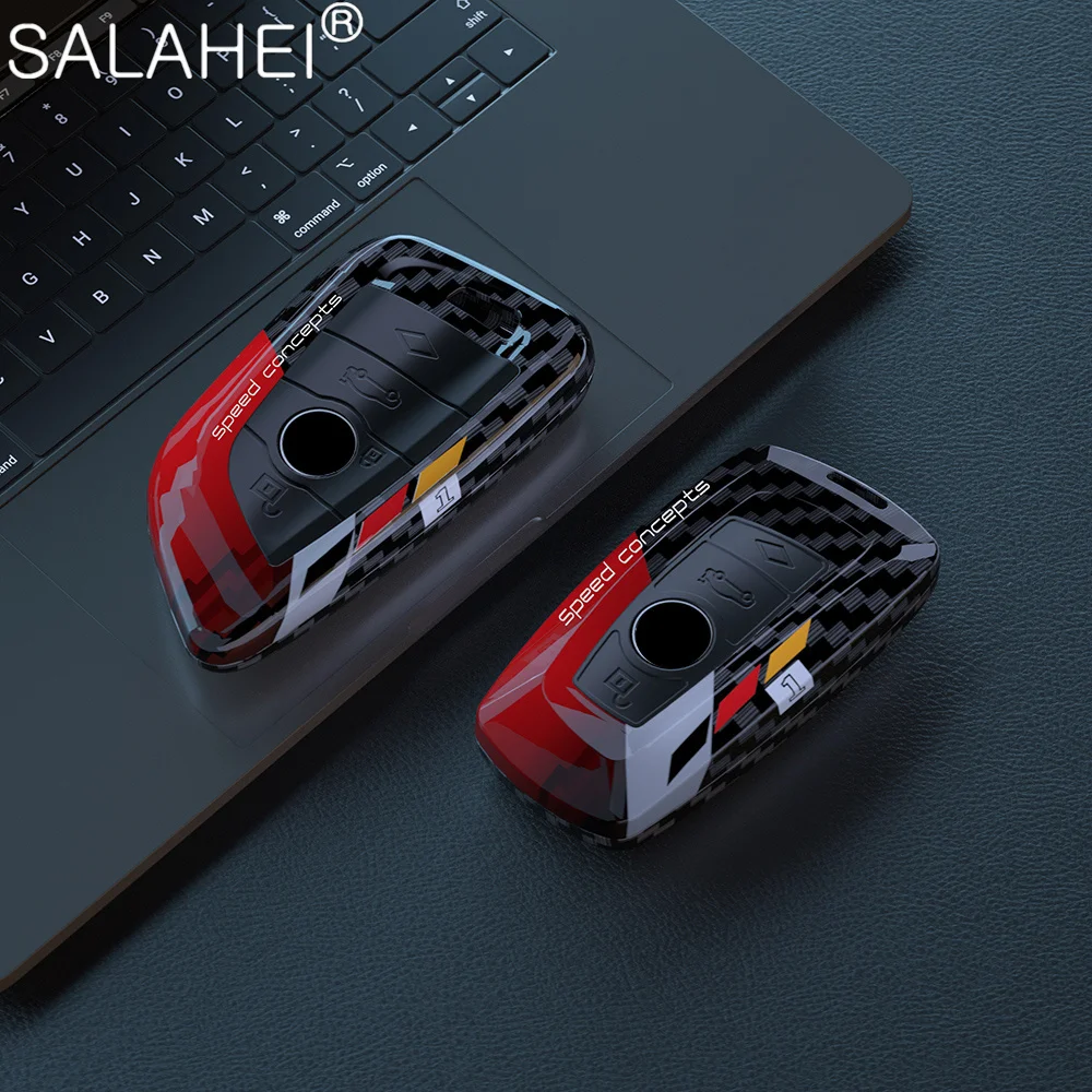 ABS Carbon Fiber Style Car Key Case Cover For BMW X3 X5 X6 F30 F34 F10 F20 G20 G30 G01 G02 G05 F15 F16 1 3 5 7 Series Holder
ABS Carbon Fiber Style Car Key Case Cover For BMW X3 X5 X6 F30 F34 F10 F20 G20 G30 G01 G02 G05 F15 F16 1 3 5 7 Series Holder