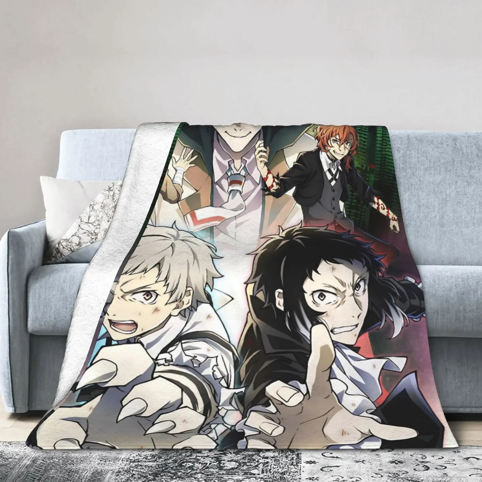 Плюшевое фланелевое одеяло Bungo Stray Dogs Dazai, супер теплое покрывало для дивана и стула, идеальная идея подарка для мальчиков и девочек
Плюшевое фланелевое одеяло Bungo Stray Dogs Dazai, супер теплое покрывало для дивана и стула, идеальная идея подарка для мальчиков и девочек