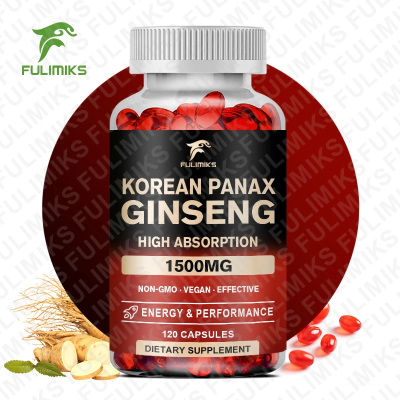 Korean Red Panax Ginseng Supplement - Increases Energy, Strength, Vitality, Performance and Focus - Super Absorption
Korean Red Panax Ginseng Supplement - Increases Energy, Strength, Vitality, Performance and Focus - Super Absorption