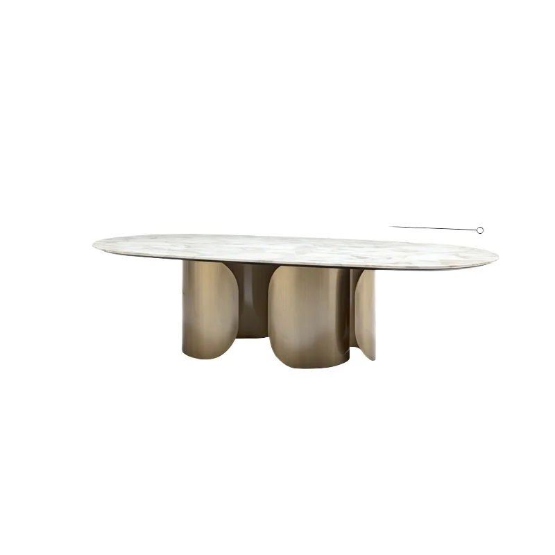 Light luxury simple modern household small apartment rectangular marble dining table, round,model room
Light luxury simple modern household small apartment rectangular marble dining table, round,model room