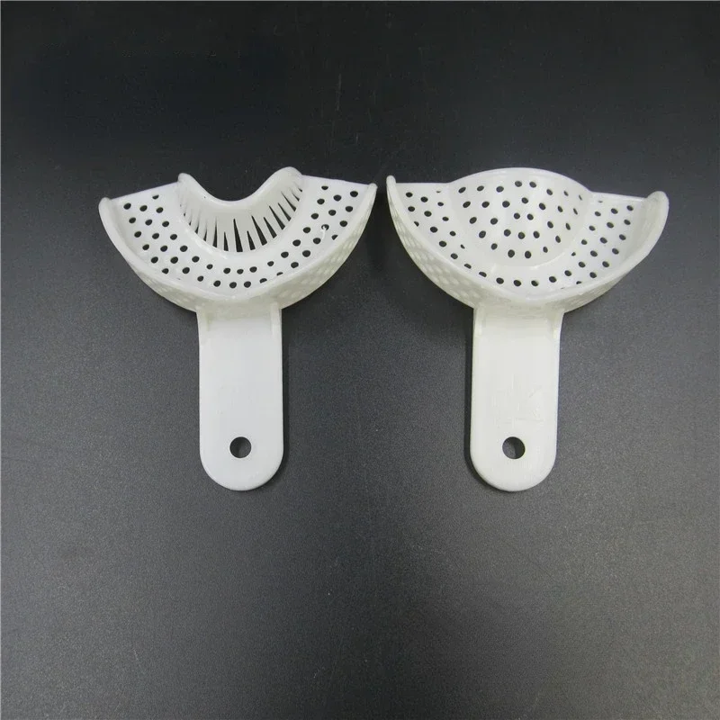 White Color Disposable Plastic Bite Dental Registration Tray with Net Impression Teeth Holder
White Color Disposable Plastic Bite Dental Registration Tray with Net Impression Teeth Holder