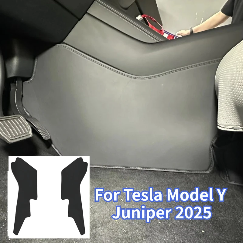 Для Tesla Model Y Juniper 2025 Автомобильный центральный пульт управления, боковая противоударная накладка, кожаный боковой защитный коврик, автомобильные аксессуары
Для Tesla Model Y Juniper 2025 Автомобильный центральный пульт управления, боковая противоударная накладка, кожаный боковой защитный коврик, автомобильные аксессуары