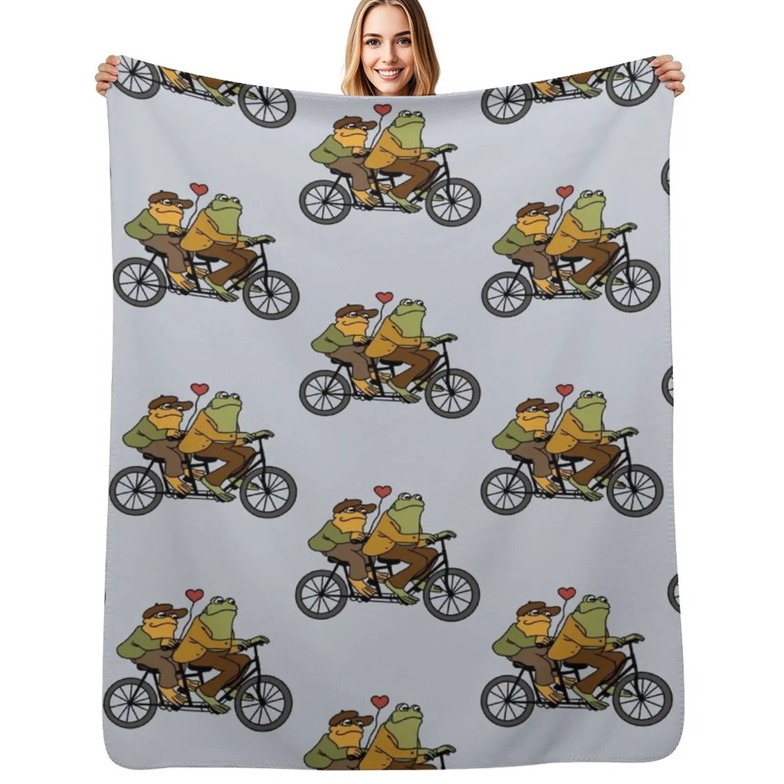 frog and toad with a heart balloon Throw Blanket Breathable Lightweight Blanket for Adults Kids
frog and toad with a heart balloon Throw Blanket Breathable Lightweight Blanket for Adults Kids