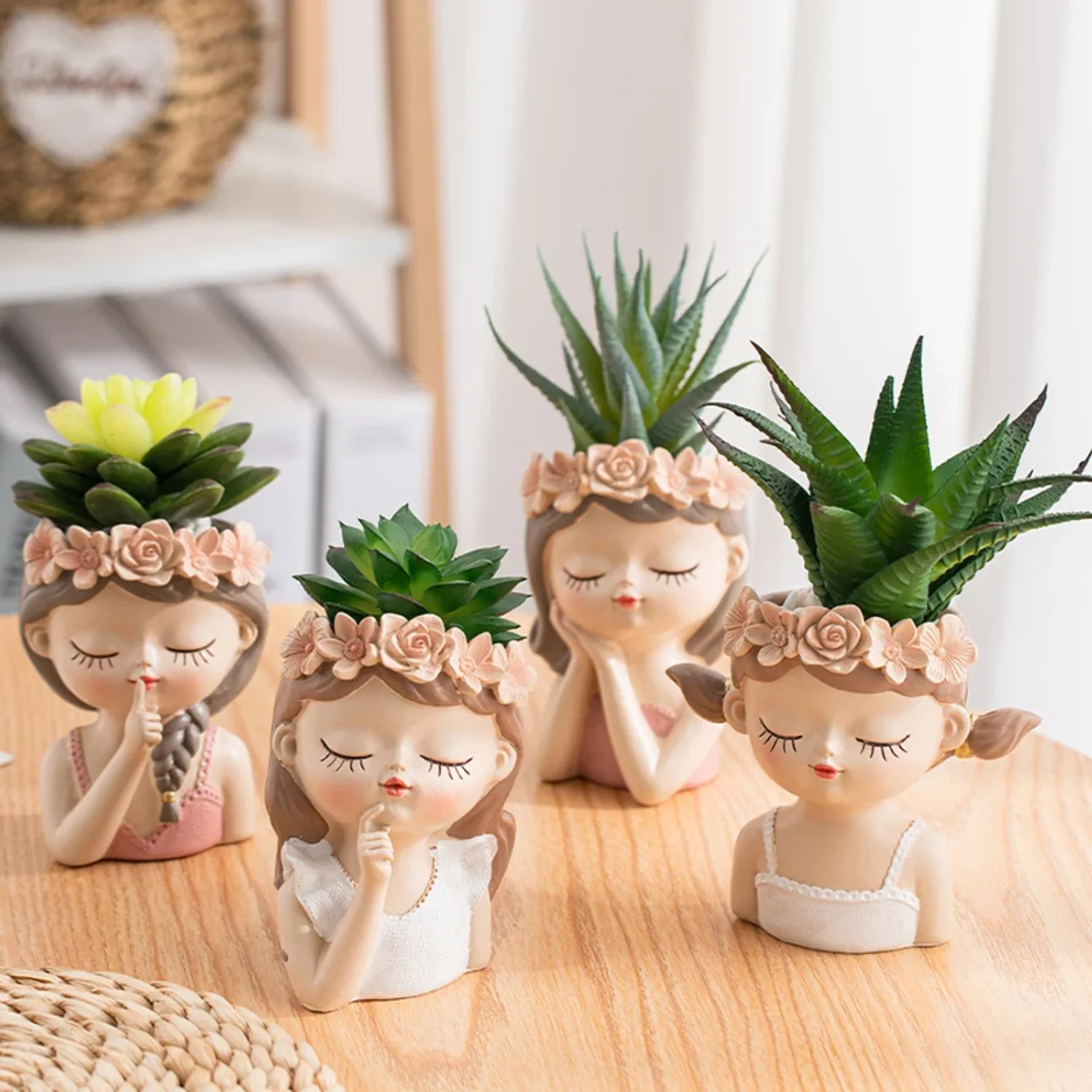 Nordic Flower Pots Cute Girl Decorative Planters Succulents Cactus Flower Pot Decorative Planters Plants Decor Gift
Nordic Flower Pots Cute Girl Decorative Planters Succulents Cactus Flower Pot Decorative Planters Plants Decor Gift