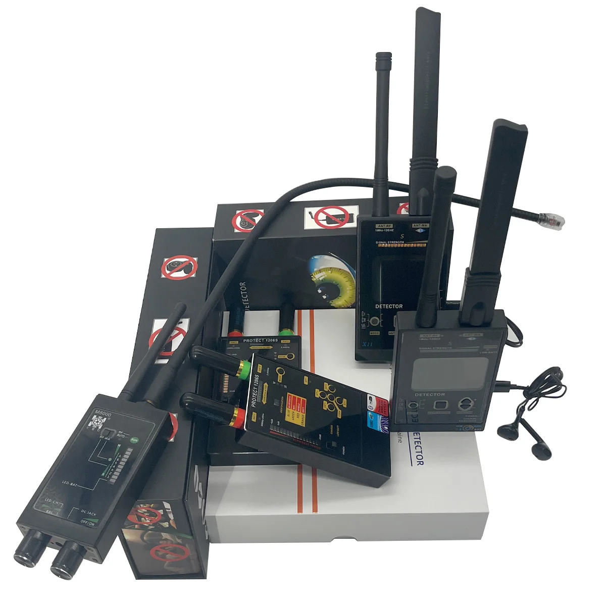 AI Intelligent Anti Spy Detector PROTECT 1206S, Finds Hidden Camera GPS Tracker Eavesdropping Device, 15H Battery Metal Body
AI Intelligent Anti Spy Detector PROTECT 1206S, Finds Hidden Camera GPS Tracker Eavesdropping Device, 15H Battery Metal Body