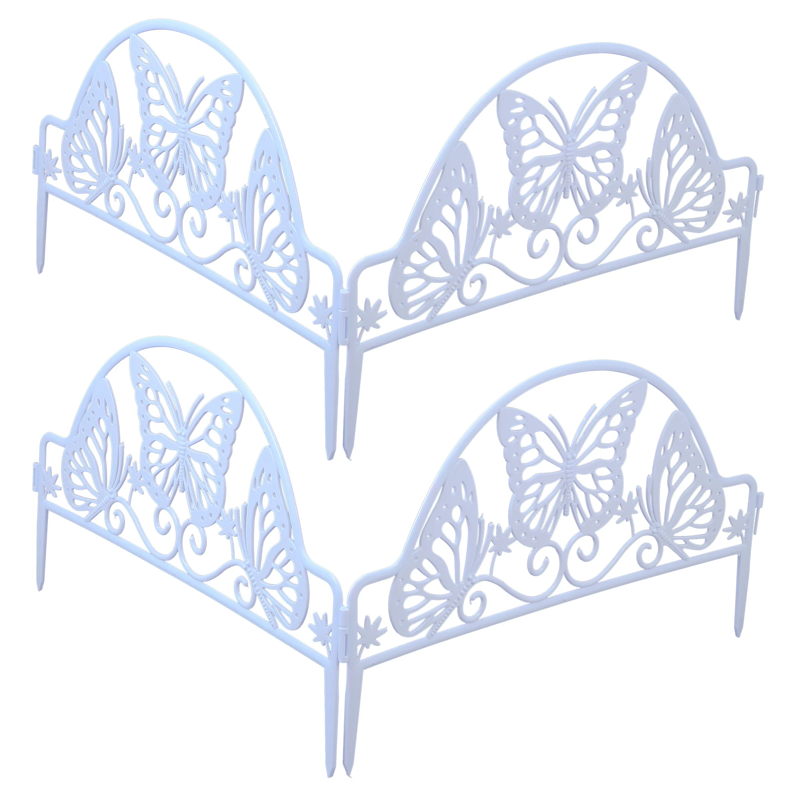 4PCS Plastic Fence Small Garden Yard Adornment White Color Outdoor Border European Style Decorative Landscape Garden Supplies
4PCS Plastic Fence Small Garden Yard Adornment White Color Outdoor Border European Style Decorative Landscape Garden Supplies