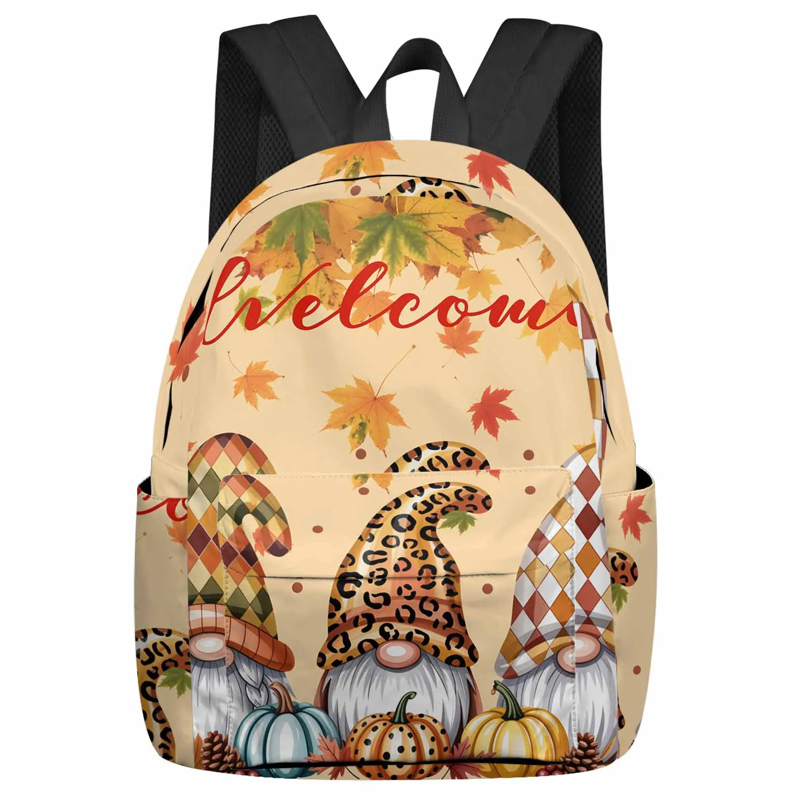 Retro Autumn Thanksgiving Gnome Backpacks Teenagers Student School Bags Men Women Travel Mochila
Retro Autumn Thanksgiving Gnome Backpacks Teenagers Student School Bags Men Women Travel Mochila