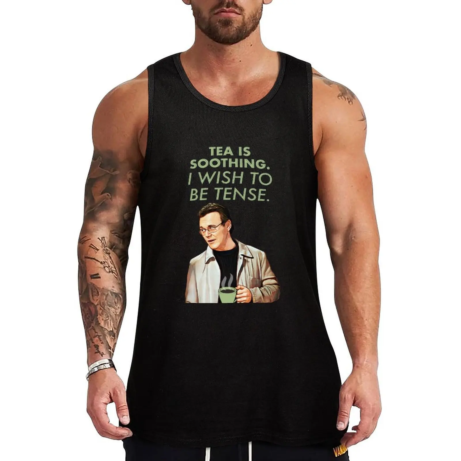 Buffy Rupert Giles Tea is soothing. I wish to be tense. Tank Top Flexible Comfort Tank Top Stretch Fabric Casual Wear
Buffy Rupert Giles Tea is soothing. I wish to be tense. Tank Top Flexible Comfort Tank Top Stretch Fabric Casual Wear