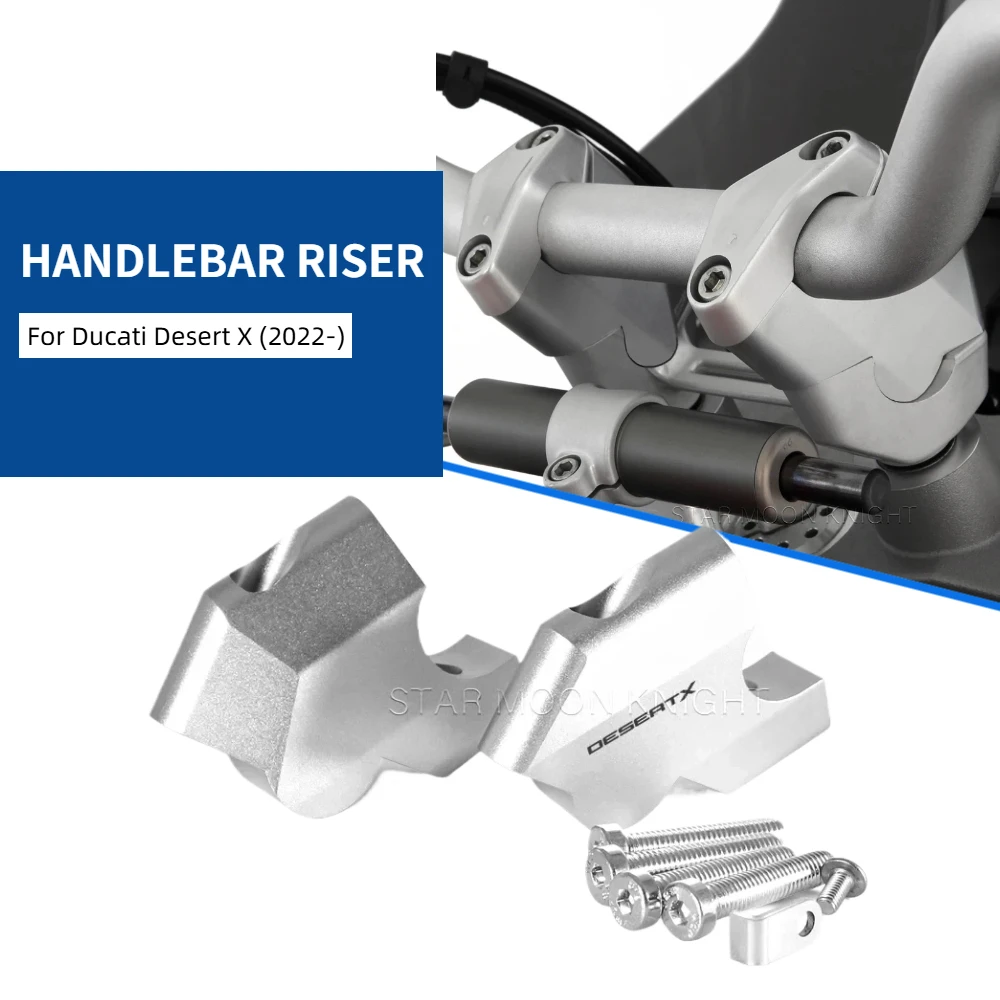 Motorcycle Handlebar Riser Clamp Extend Adapter For Ducati Desert X DesertX 2022 2023- Accessories Handle Bar Height Increaser
Motorcycle Handlebar Riser Clamp Extend Adapter For Ducati Desert X DesertX 2022 2023- Accessories Handle Bar Height Increaser