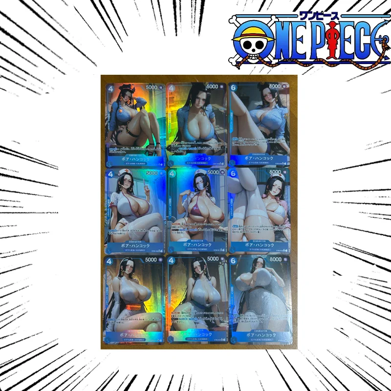 One Piece Diy Nami Nico Robin Boa Hancock Self Control Collect Signature Trading Flash Card Anime Cartoon Gift 63*88mm
One Piece Diy Nami Nico Robin Boa Hancock Self Control Collect Signature Trading Flash Card Anime Cartoon Gift 63*88mm