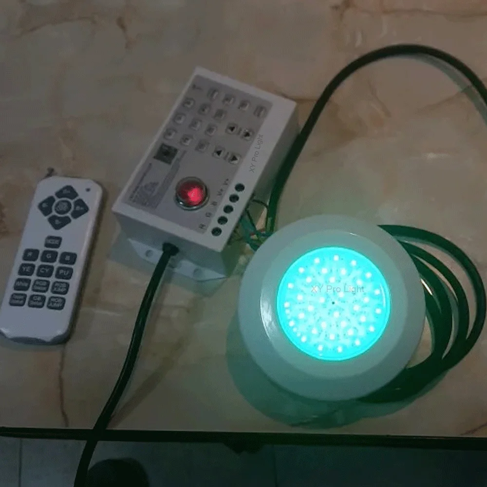 12W DC12V RGB LED Pool Light Bluetooth APP Control IP68Waterproof Underwater Light Fountain Landscape Lamp Piscina Luz Spotlight
12W DC12V RGB LED Pool Light Bluetooth APP Control IP68Waterproof Underwater Light Fountain Landscape Lamp Piscina Luz Spotlight