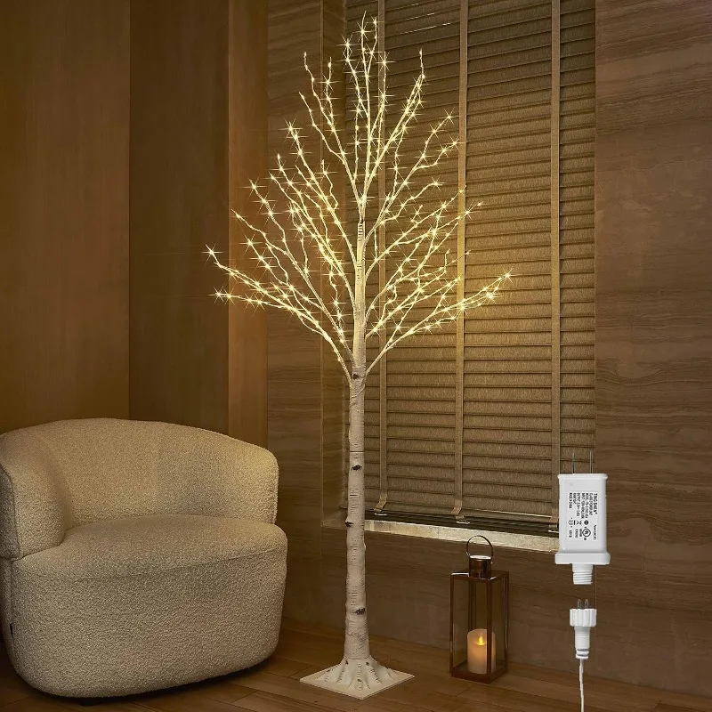 Lighted Birch Tree Plug in 330 Fairy Lights 6FT, White Tree with Lights for Indoor Outdoor Home Room Christmjas Easte
Lighted Birch Tree Plug in 330 Fairy Lights 6FT, White Tree with Lights for Indoor Outdoor Home Room Christmjas Easte