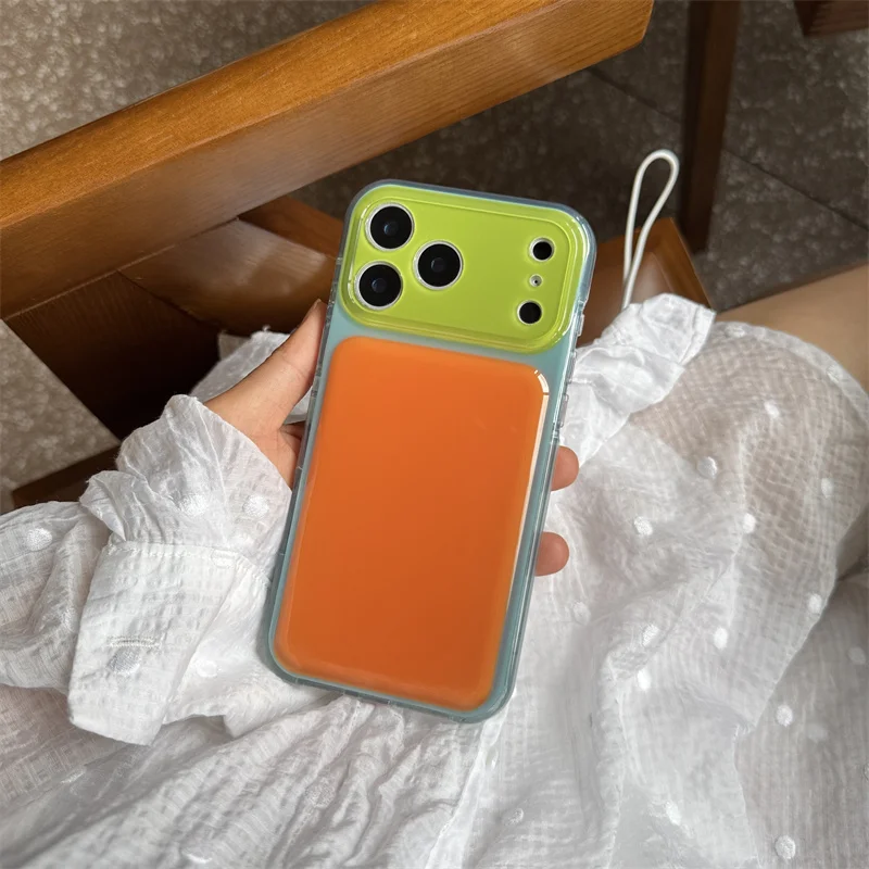 Color Block Clear Phone Case For iPhone 15 16 17 Promax Luxury Shockproof Cute Candy Protective Cover With Wrist Strap Gifts New
Color Block Clear Phone Case For iPhone 15 16 17 Promax Luxury Shockproof Cute Candy Protective Cover With Wrist Strap Gifts New