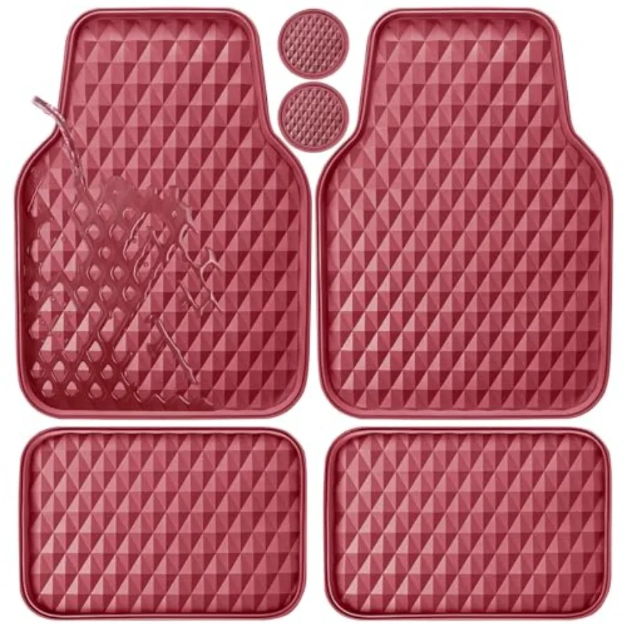 Deep Dish Rubber Car Floor Mats All Weather Protection - Heavy Duty Waterproof Auto Floor Mats Universal Fit for Sedan SUV Truc
Deep Dish Rubber Car Floor Mats All Weather Protection - Heavy Duty Waterproof Auto Floor Mats Universal Fit for Sedan SUV Truc