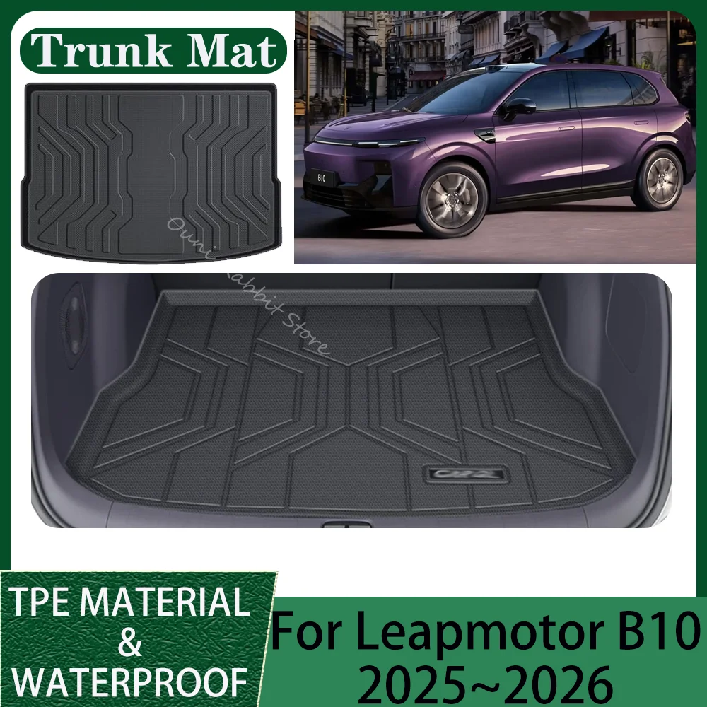 For Leapmotor B10 2025~2026 Car TPE WaterProof Boot Covers Scratch PreventionTrunk Mat Pad Tray Protector Interior Accessories
For Leapmotor B10 2025~2026 Car TPE WaterProof Boot Covers Scratch PreventionTrunk Mat Pad Tray Protector Interior Accessories
