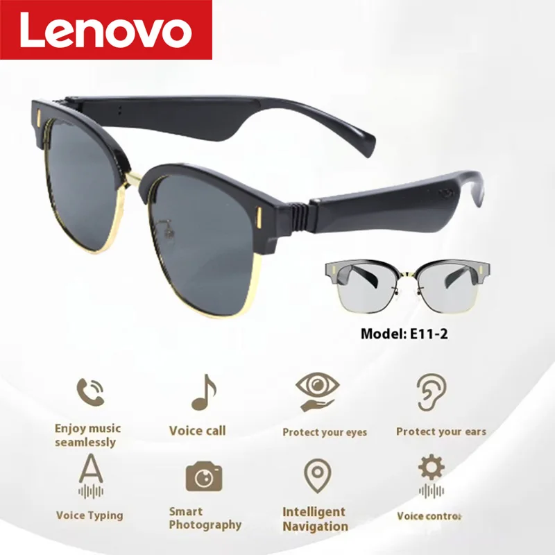 Беспроводные Bluetooth-умные очки Lenovo высокой четкости для звонков, воспроизведения музыки, солнцезащитные очки с дистанционным управлением и голосовым управлением
Беспроводные Bluetooth-умные очки Lenovo высокой четкости для звонков, воспроизведения музыки, солнцезащитные очки с дистанционным управлением и голосовым управлением